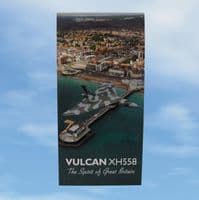 Folding Magnetic Bookmark - Vulcan XH558 Over Worthing Pier in 2015